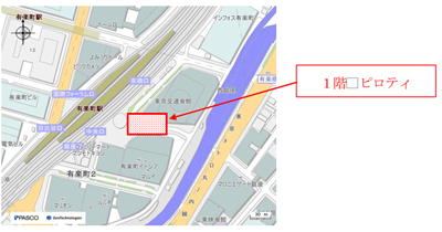 交通会館の地図の画像