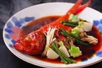 金目鯛の煮魚(一尾)(お魚料理の宿 魚拓荘鈴木屋)