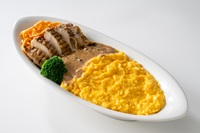 千葉県産ハーブ鶏のグリルとオムライス(鴨川シーワールド レストラン「オーシャン」)