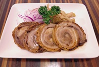 いのししの炙りチャーシュー(Jazz&Dining(ジャズ ダイニング)きまぐれうさぎ)