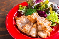 季節野菜と豚肉のトマトチーズソテーの画像