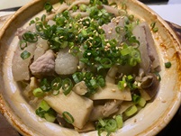 房総産猪肉の土鍋炊き込み御飯