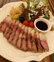 いのししロースのグリル