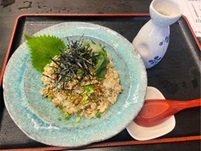 ちばの醤油と旨み凝縮あさりの佃煮バターピラフ 特製出汁茶漬け仕立ての画像
