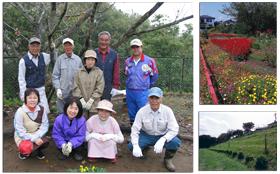 花と緑の会メンバーの集合写真