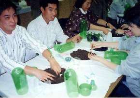八千代バラの会の活動の様子