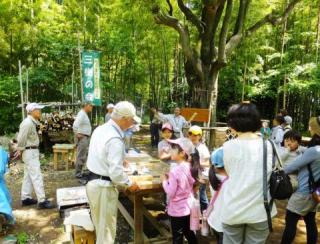 松戸里やま応援団「三樹の会」活動の様子 松戸里やま応援団「三樹の会」活動の様子