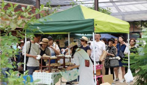 イベントで地元の産品を販売