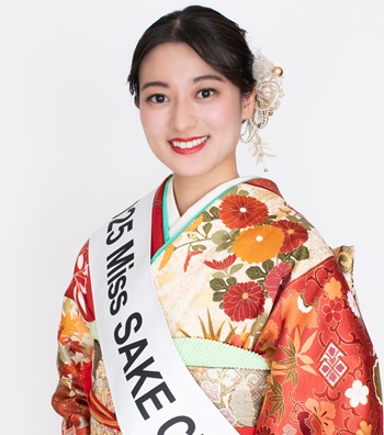 2025 Miss SAKE 準グランプリ　弭間花菜氏（千葉県代表）