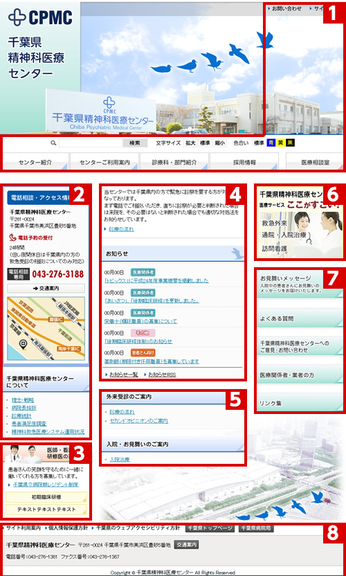サイト利用案内 千葉県精神科医療センター