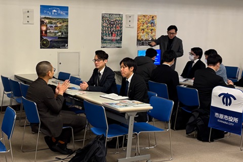 長南町、市原市による個別説明会