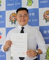 ZHANG YUEBO隊員の写真