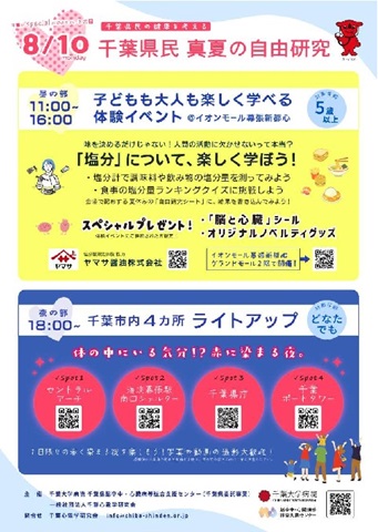 「健康ハートの日」イオンモールイベントのチラシ