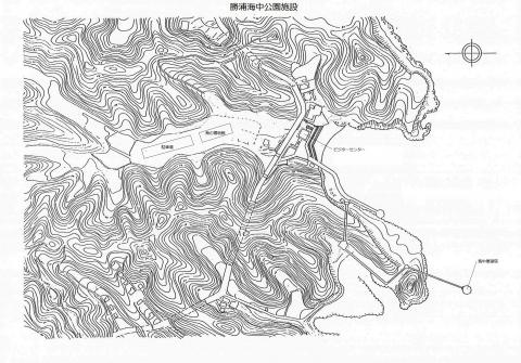 勝浦海中公園施設マップ