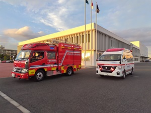 消防車乗車体験