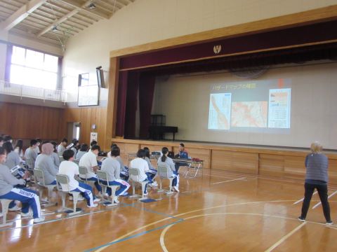 野田市消防本部による防災講座の画像