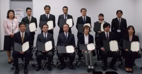 平成28年11月1日_千葉県精神障害者地域移行・地域定着協力病院認定証授与