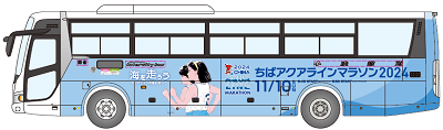 小湊鉄道ラッピングバス画像
