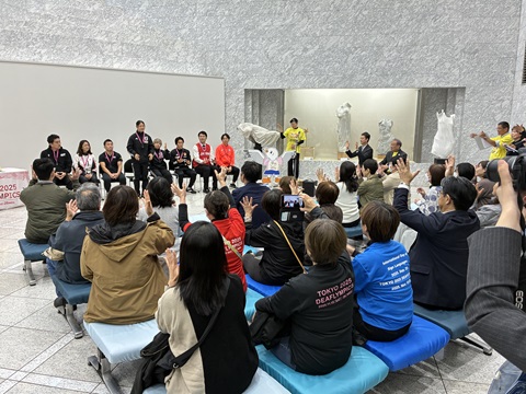 選手紹介の様子