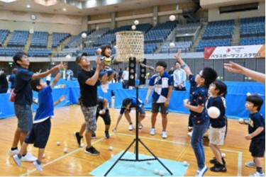 昨年度の「パラスポーツフェスタちば」体験会の様子