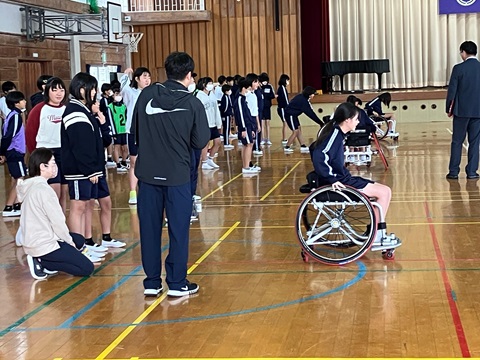車いす乗車体験
