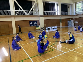 円陣パス