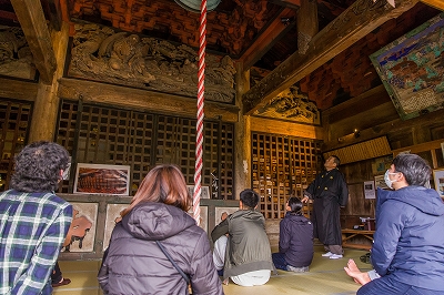 飯縄寺参拝