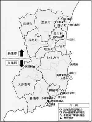 勝浦水産事務所所管区域図（詳細）