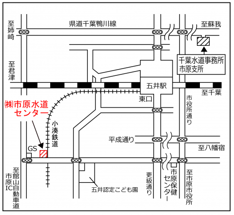 市原水道センター地図