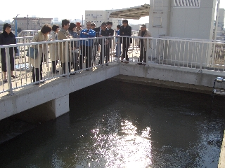 ちば野菊の里浄水場見学状況2