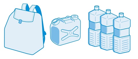 水道水のくみ置きのイメージ