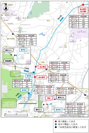 調査地点位置図