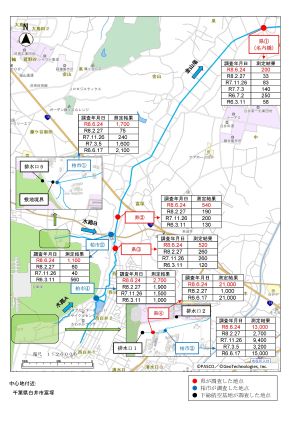 調査地点位置図