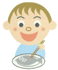 子どもと魚