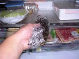 冷蔵庫に入れる。