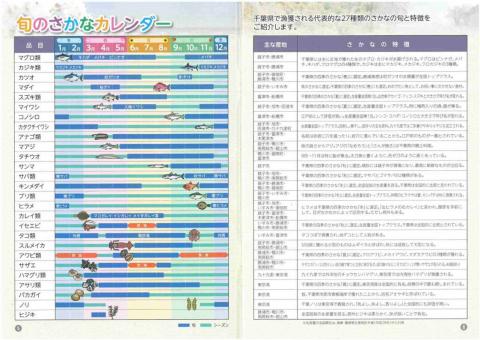 旬のさかなカレンダー 千葉県