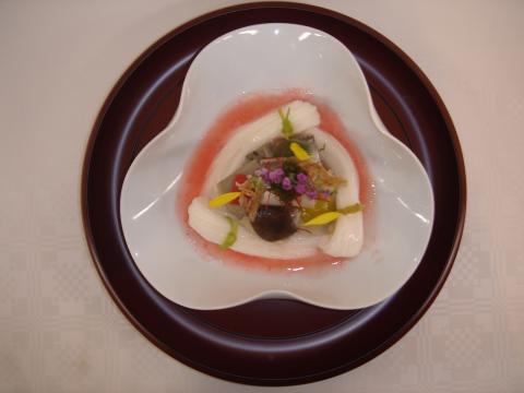 鰯と秋野菜の博多なめろうの画像