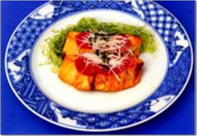 イナダの梅肉焼きの画像