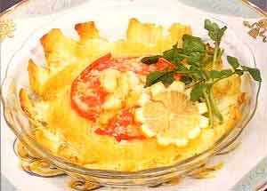 ヒラメのチーズ焼きの画像