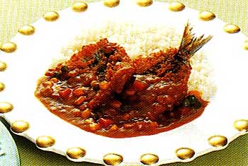 いわしのカツカレーの画像