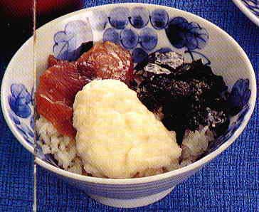 かつおの山かけ丼の画像