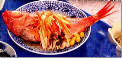きんめ鯛の野菜蒸しの画像