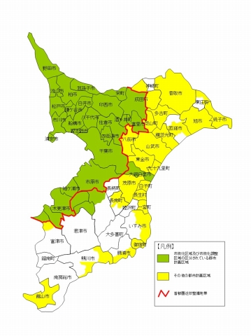 都市計画区域図(令和8年9月29日現在)