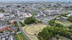 運動公園周辺地区航空写真