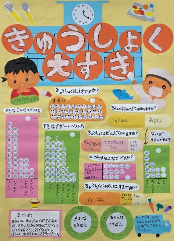 きゅうしょく大すき　作品画像