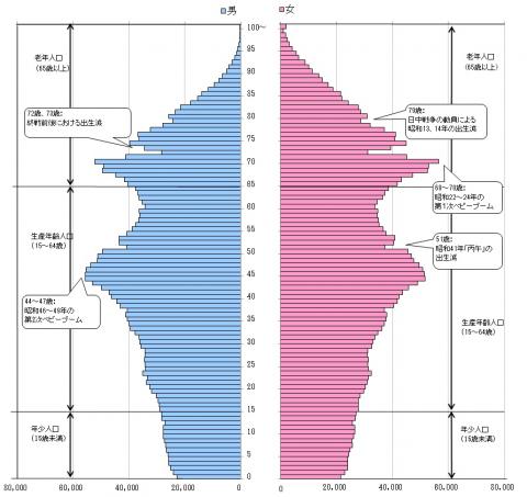 図6人口ピラミッド