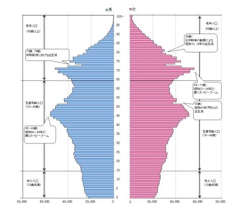 図6人口ピラミッド