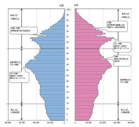 図6千葉県人口ピラミッド