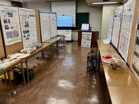 水質環境研究室のパネル展示